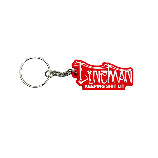 Lavish Lineman Keychain Keeping Shit Lit