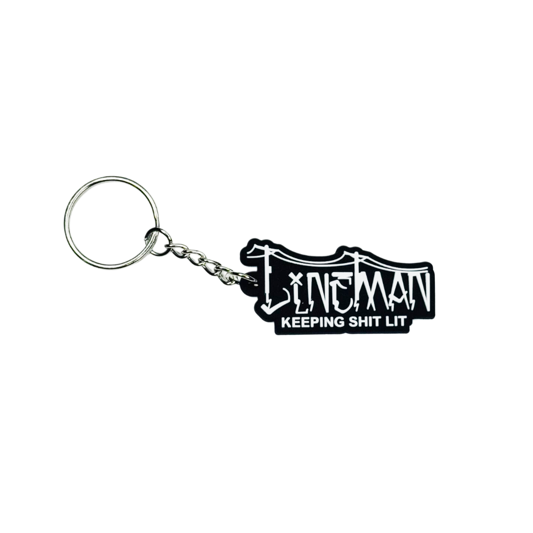 Lavish Lineman Keychain Keeping Shit Lit